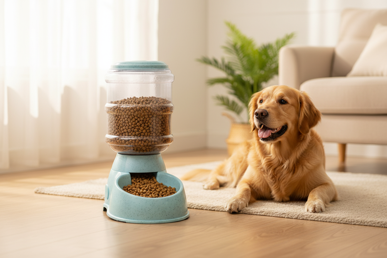 Gravity Pet Food Dispenser Hero Image
